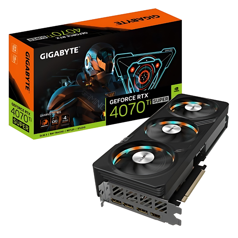 GIGABYTE GAMING GeForce RTX 4070 Ti SUPER OC 16 GB GDDR6X - Tarjeta gráfica - Ítem