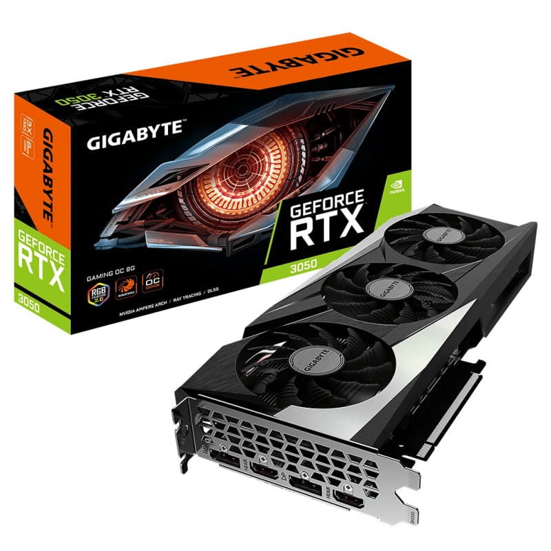 Gigabyte GeForce RTX 3050 GAMING OC NVIDIA 8 Go GDDR6 - Carte Graphique