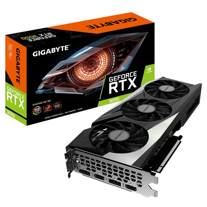 Gigabyte GeForce RTX 3050 GAMING OC NVIDIA 8 GB GDDR6 - Tarjeta Gráfica - Ítem