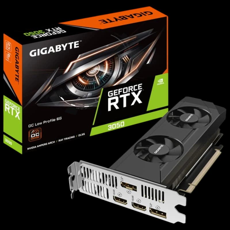 Gigabyte NVIDIA GeForce RTX 3050 OC Low Profile 6 GB GDDR6