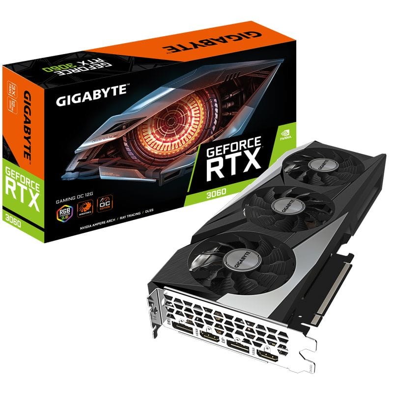 Gigabyte GeForce RTX 3060 Gaming OC 12 Go GDDR6