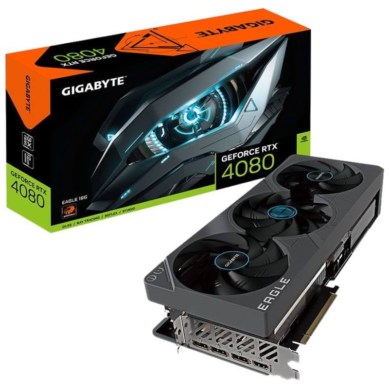 Carte graphique Gigabyte GeForce RTX 4080 EAGLE 16 Go GDDR6X - Ítem