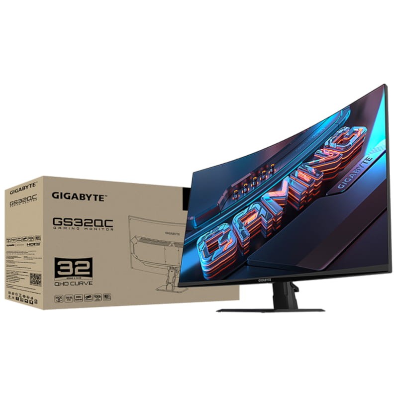 Gigabyte GS32QC 31.5 QHD VA 165Hz FreeSync Premium Curvo Negro - Monitor Gaming - Ítem7