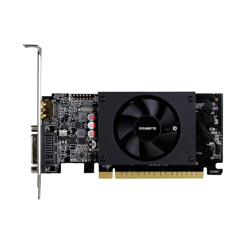 Gigabyte NVIDIA GeForce GT 710 2GB Negro - Tarjeta Gráfica - Ítem1