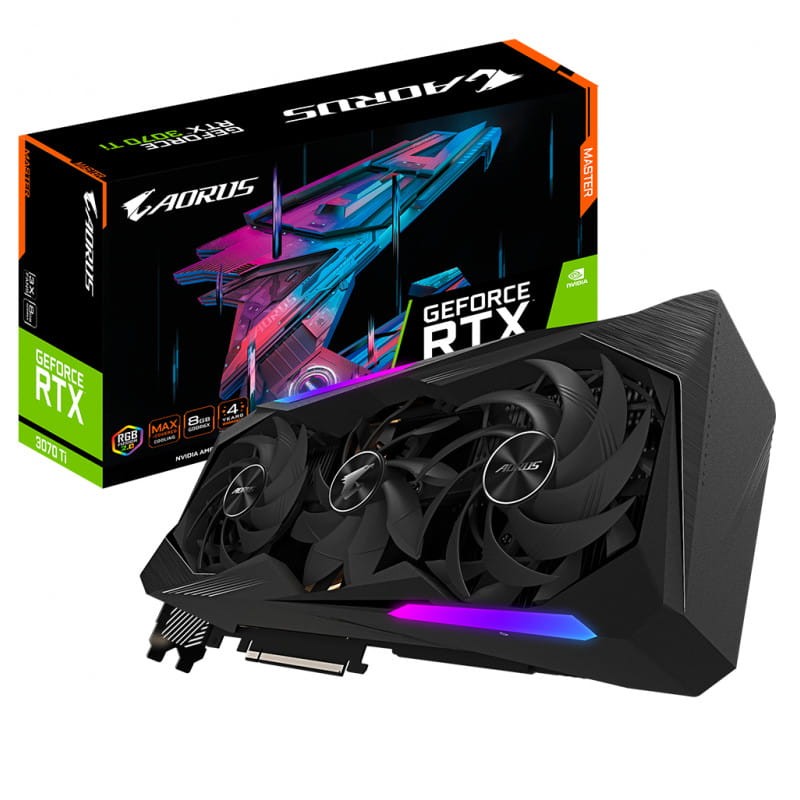 Gigabyte AORUS GeForce RTX 3070 Ti 8GB NVIDIA GDDR6X