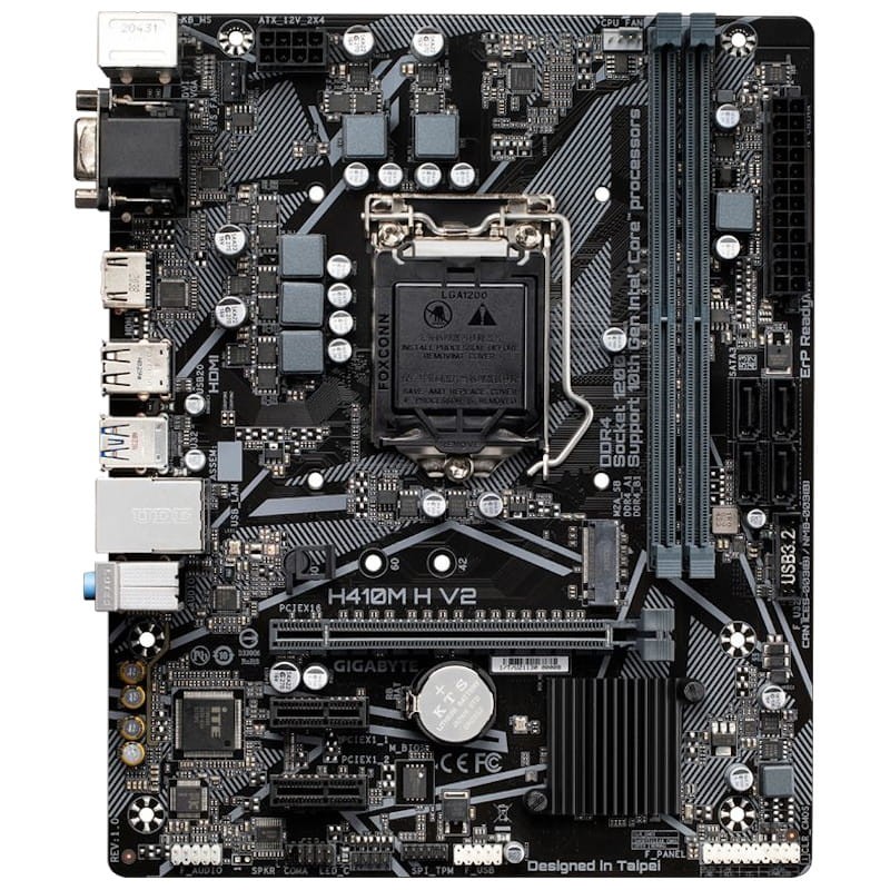 Carte mère Gigabyte H410M H V2 Intel LGA 1200 micro ATX - Ítem1