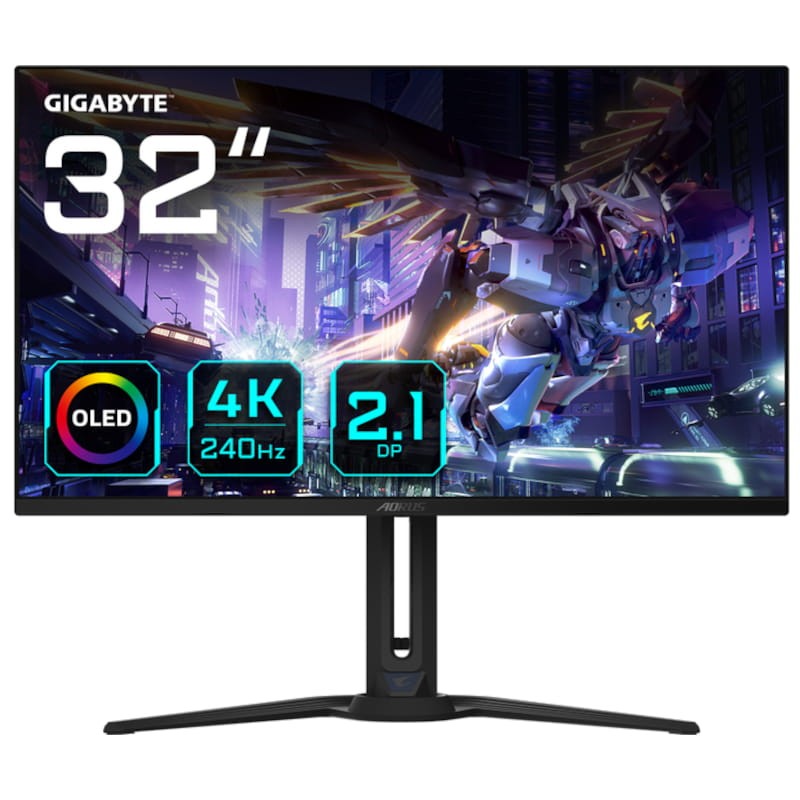 Gigabyte OLED AORUS FO32U2P 32 4K UHD FreeSync Premium Pro Negro - Monitor PC - Ítem