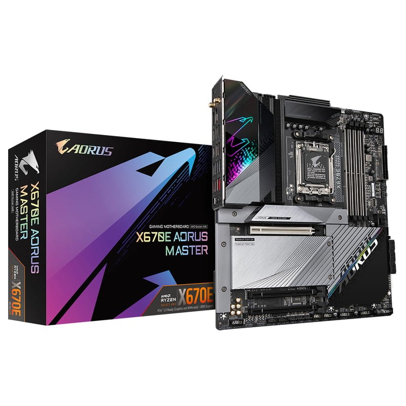 Gigabyte X670E AORUS MASTER AMD X670 Socket AM5 - Placa-mãe - Item