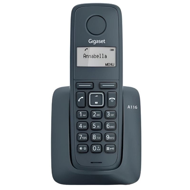 Gigaset A116 Negro - Teléfono DECT - Ítem
