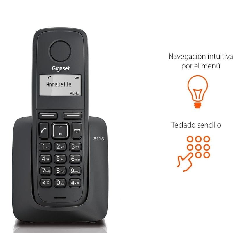Gigaset A116 Negro - Teléfono DECT - Ítem3