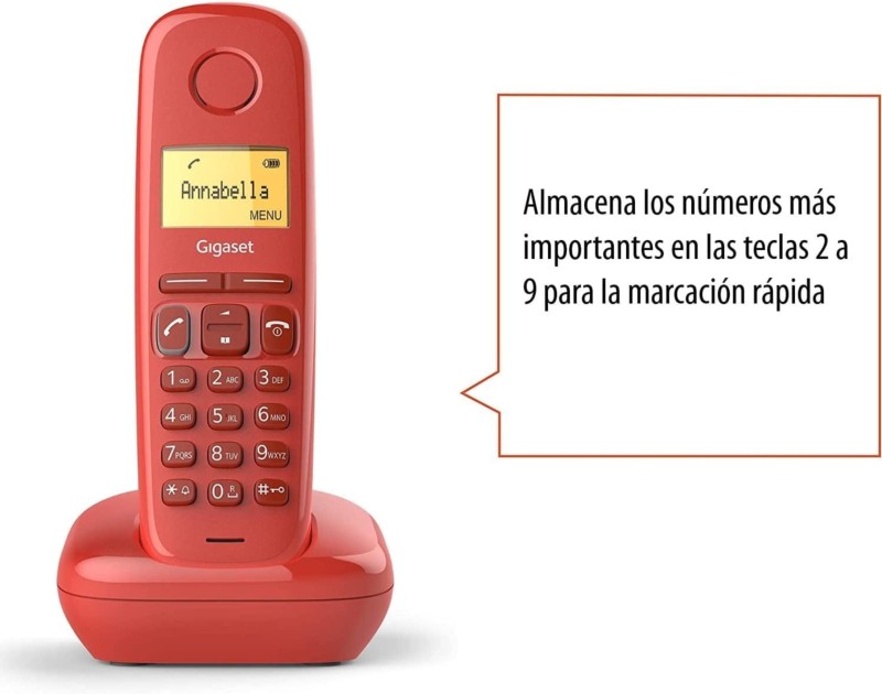 Gigaset A170 DECT/analógico Garnet - Telefone - Item1