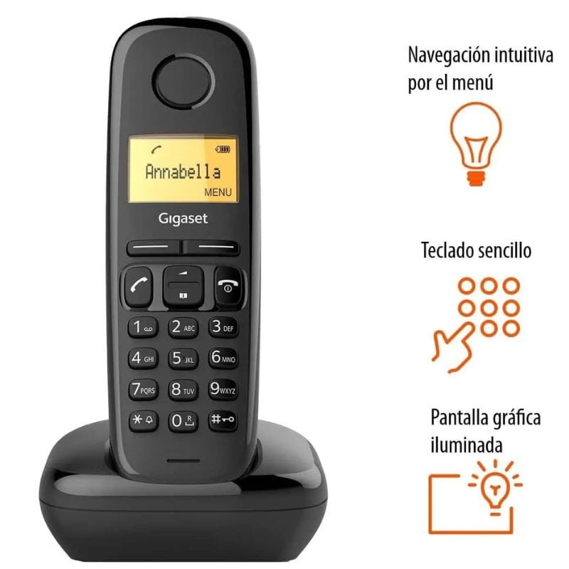 Gigaset A170 Negro - Teléfono DECT - Ítem3