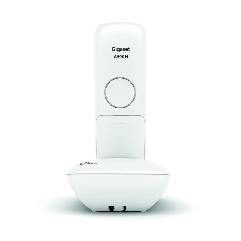 Arrière de Gigaset A690 Duo Téléphone DECT/analogique Blanc - Téléphone fixe