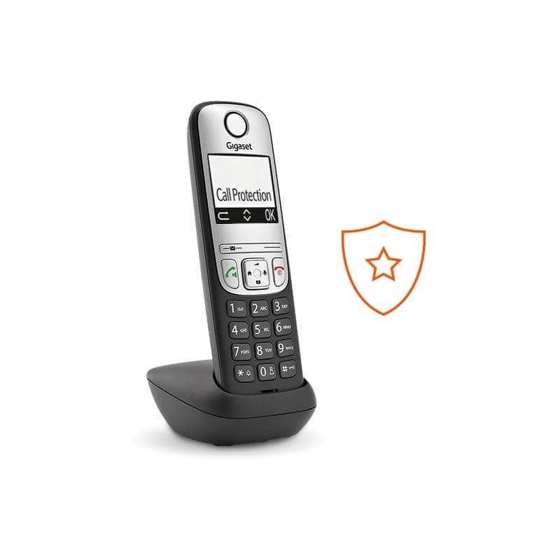 Protection de Gigaset A690 Duo Téléphone DECT/analogique Blanc - Téléphone fixe