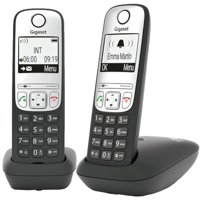 Gigaset A690 Duo Teléfono DECT/analógico Negro - Teléfono Fijo - Ítem
