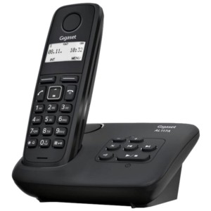 Gigaset AL117A Teléfono DECT Negro - Teléfono Fijo