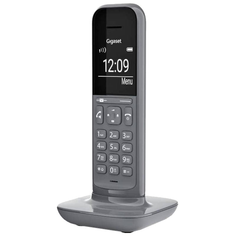 Gigaset CL390 Téléphone DECT/analogique Gris - Téléphone fixe