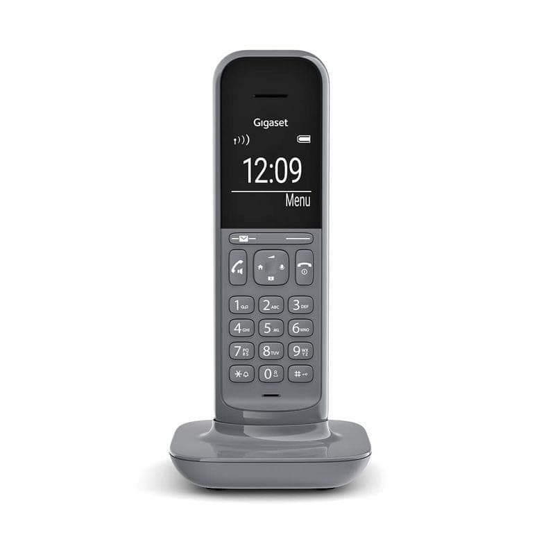 Frontale de Gigaset CL390 Téléphone DECT/analogique Gris - Téléphone fixe