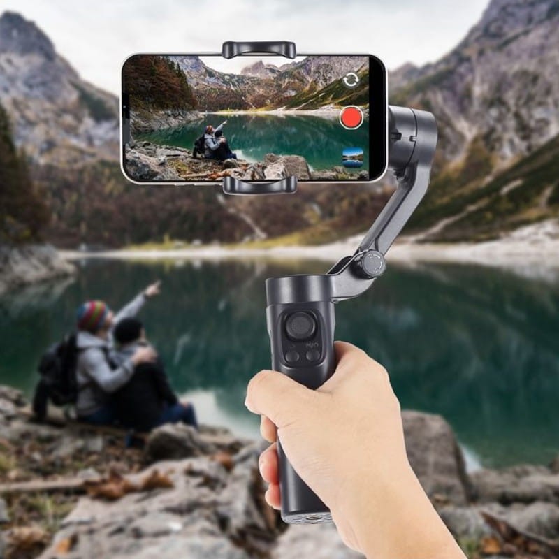 Gimbal F5 Plus 3 Eixos Preto - Estabilizador para smartphone - Item5