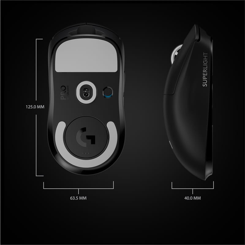 Logitech G Pro X Superlight USB Noir- Souris de jeu - 25600 DPI - Ítem6