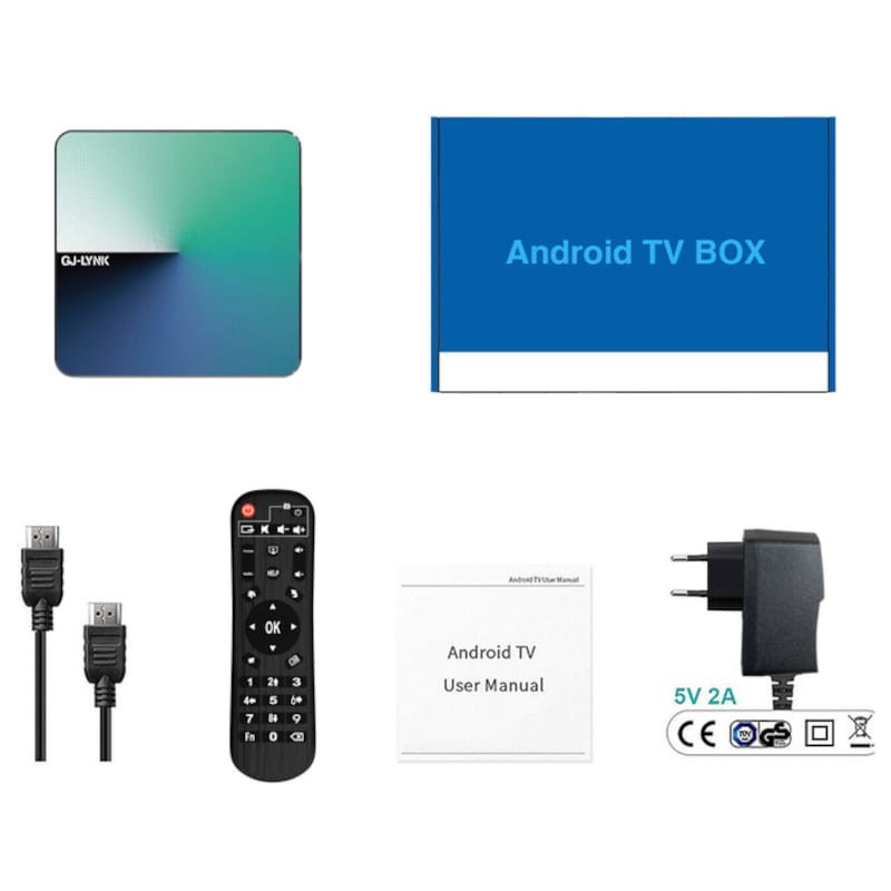 GK28 2GB/16GB Android 13 Negro – Android TV - Ítem5