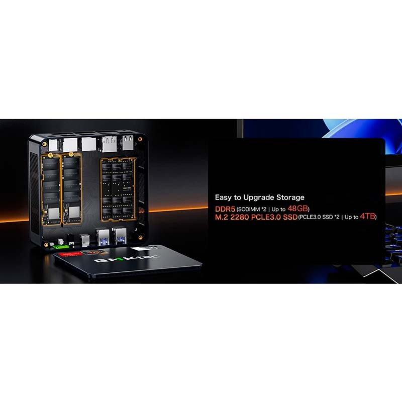 GMKtec M6 AMD Ryzen 5 6600H 16GB DDR5/512GB SSD/Windows 11 Pro - Mini PC - Item9