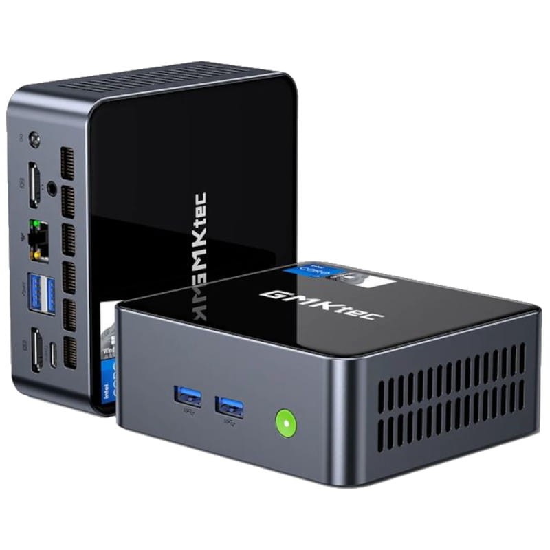 GMKtec NucBox M2 Pro Intel i7-1195G7/32GB/1TB SSD/Windows 11 Pro Gris - Mini PC - Ítem