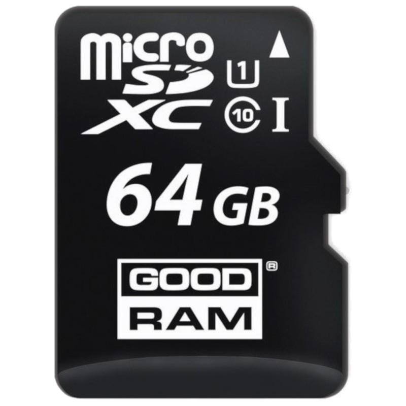 Tarjeta de memoria GoodRAM MicroSDXC 64GB UHS-I + Adaptador - Ítem