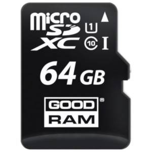 Tarjeta de memoria GoodRAM MicroSDXC 64GB UHS-I + Adaptador