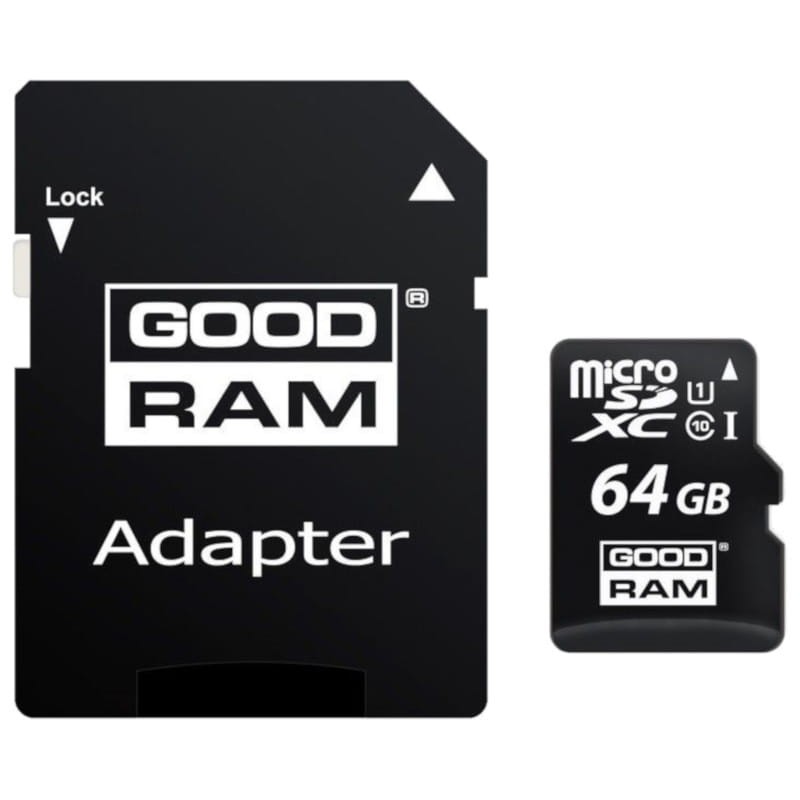 Cartão de memória GoodRAM MicroSDXC 64 GB UHS-I + Adaptador - Item1