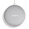 Google Home Mini Blanco Tiza - Altavoz Inteligente - Color Blanco (Tiza), Asistente de Google, Voice Match (reconoce la voz y el dispositivo), WiFi, Bluetooth, asistente inteligente, aún no tiene soporte en castellano (pero está en camino) - Ítem