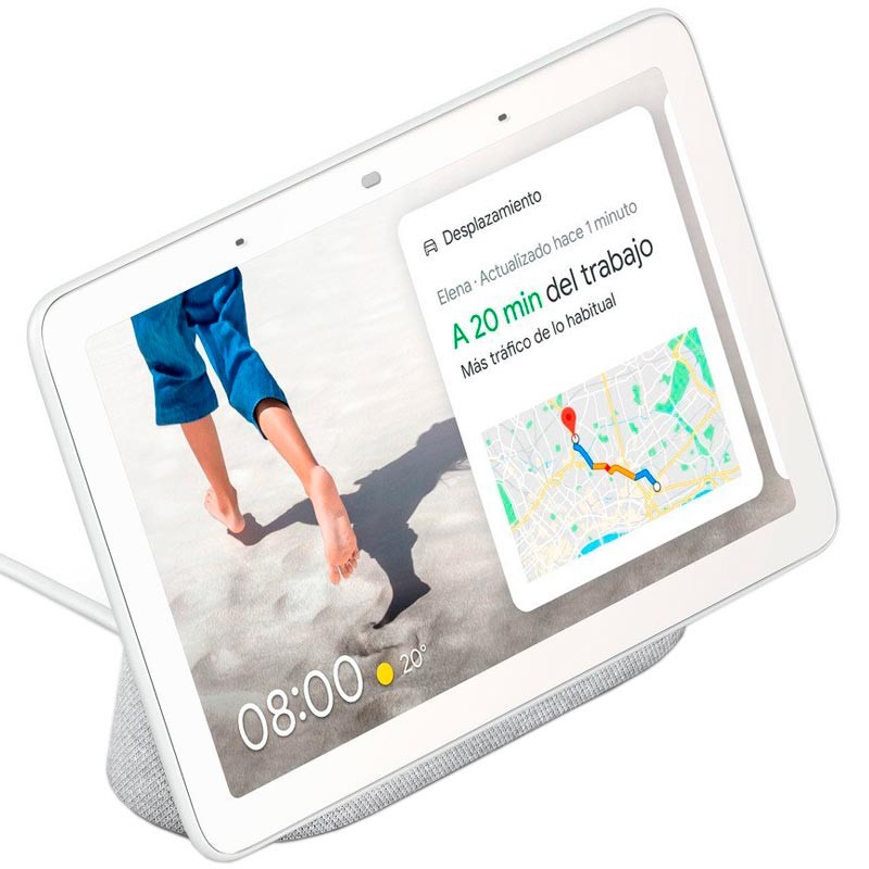 Google Nest Hub White Chalk - Smart Home Assistant - Smart Home Technology, Google  Nest Hub