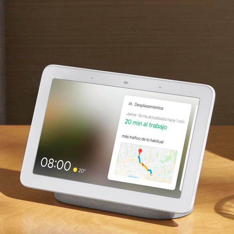 Google Nest Hub Branco Giz - Assistente Smart Home - Item4