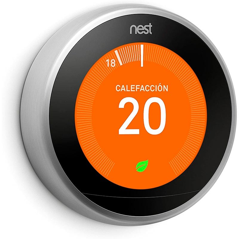 Buy Google Nest Learning Thermostat 3º Gen Stainless Steel ...