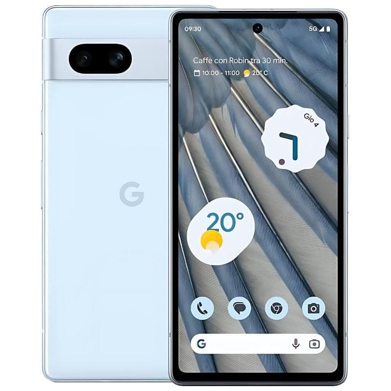 Google Pixel 7a 5G 8Go/128Go Bleu Clair Renewed - État Excellent