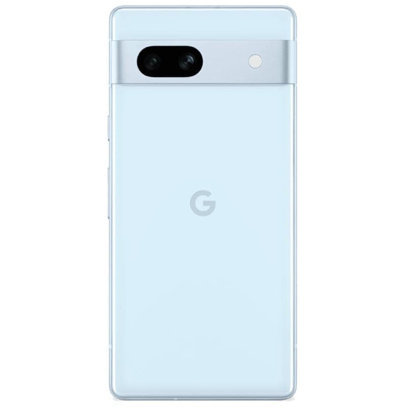 Google Pixel 7a 5G 8GB/128GB Bleu Clair Reconditionné - État Excellent - vue arrière avec double capteur photo