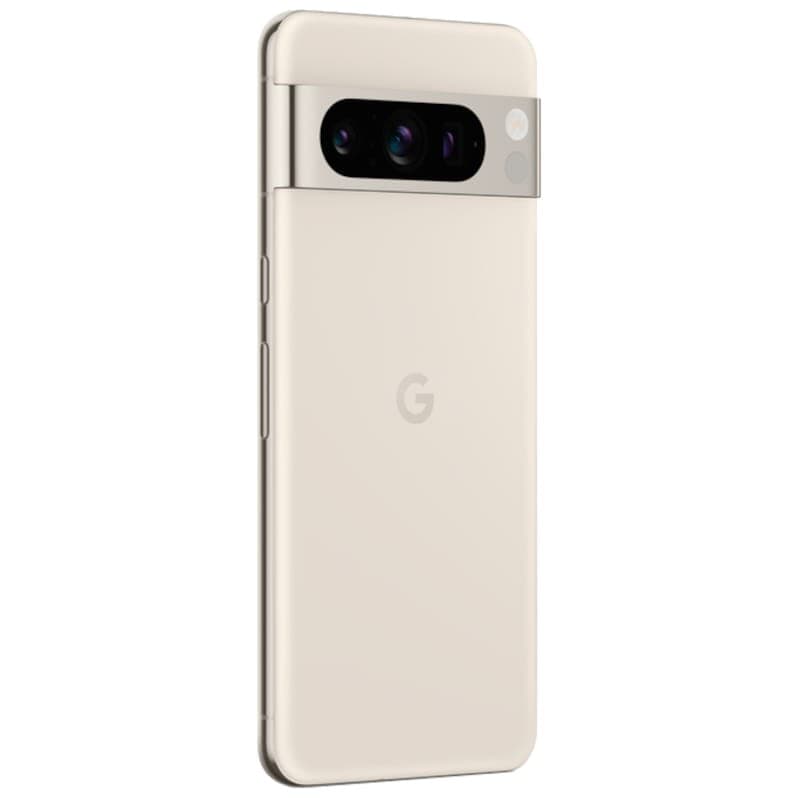 Google Pixel 8 Pro 5G 12 Go/128 Go Blanc - Téléphone portable arrière gauche