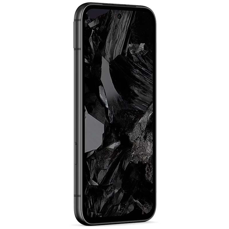 Téléphone portable renouvelé Google Pixel 8a 5G 8 Go/128 Go Obsidian - Excellent état Vue de face côté droit