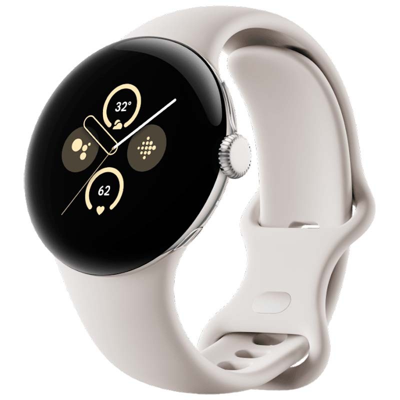 Google Pixel Watch 2 Prateado com Pulseira Porcelana - Smartwatch - Sem Selo - Item
