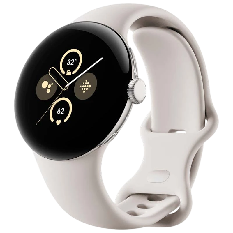 Google Pixel Watch 2 Prateado com Pulseira Porcelana - Smartwatch - Sem Selo - Item