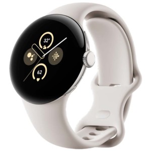 Google Pixel Watch 2 Prateado com Pulseira Porcelana - Smartwatch - Sem Selo