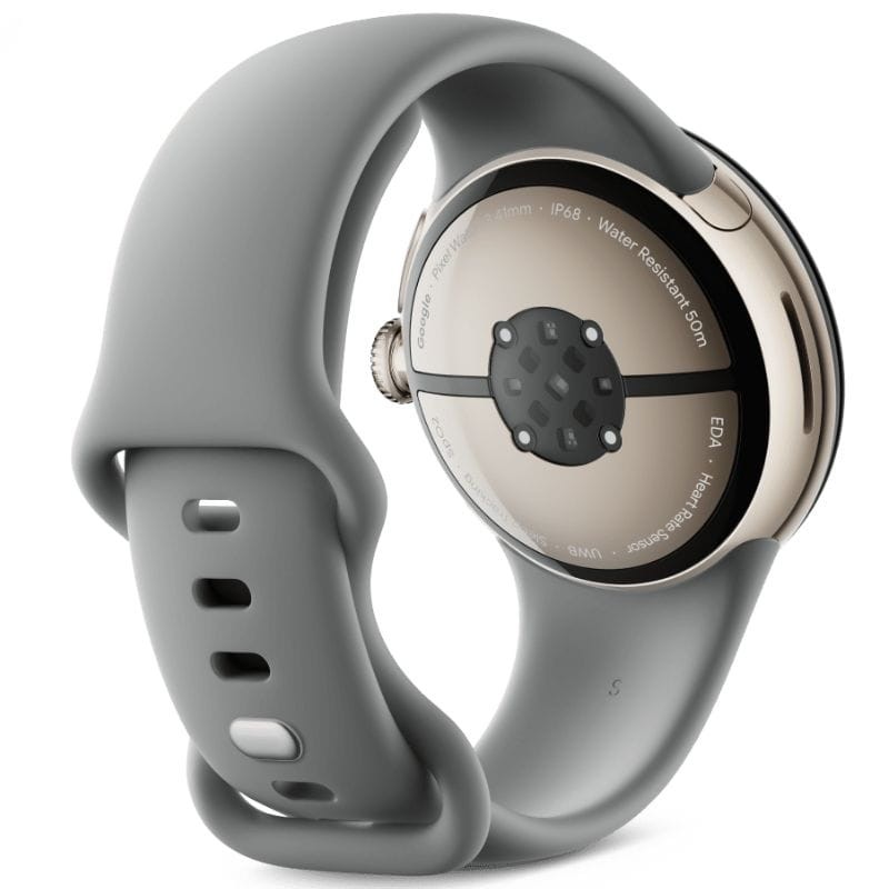Google Pixel Watch 3 41mm Wi-Fi Or avec Bracelet Vert Lichen - Ítem1