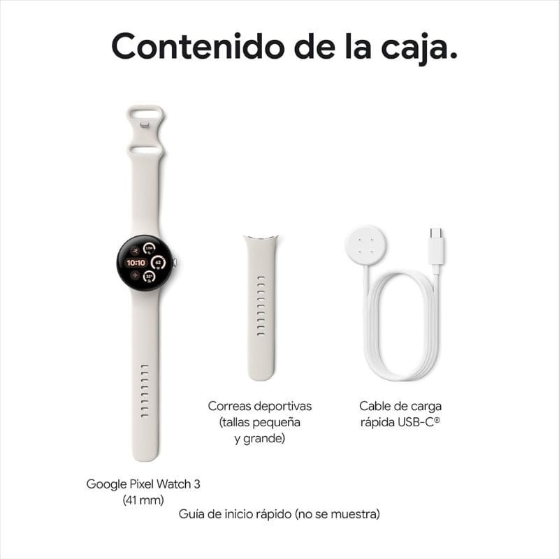 Google Pixel Watch 3 41mm 4G LTE Prateado com Bracelete Porcelana - Item10