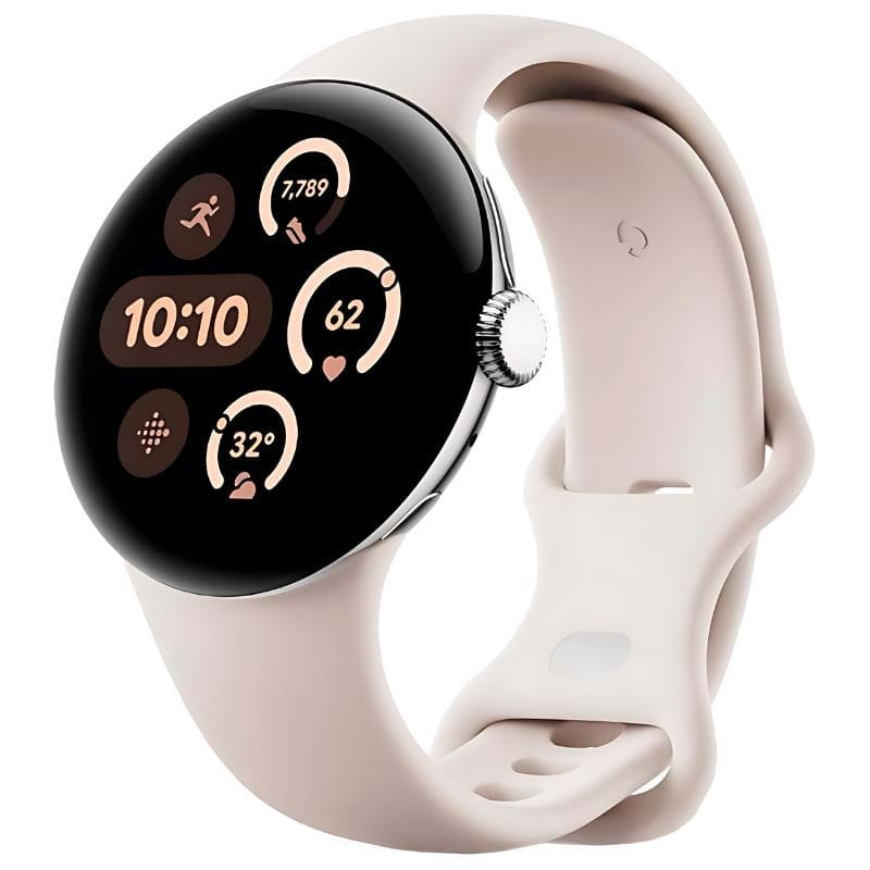 Google Pixel Watch 3 41mm 4G LTE Prateado com Bracelete Porcelana - Item