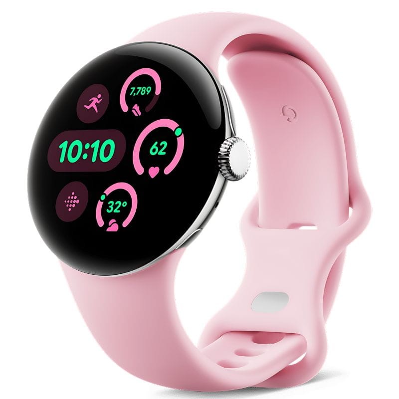 Google Pixel Watch 3 41mm 4G LTE Argent avec Bracelet Rose - Ítem