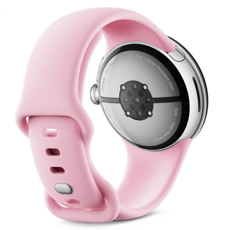 Google Pixel Watch 3 41mm 4G LTE Argent avec Bracelet Rose - Ítem1