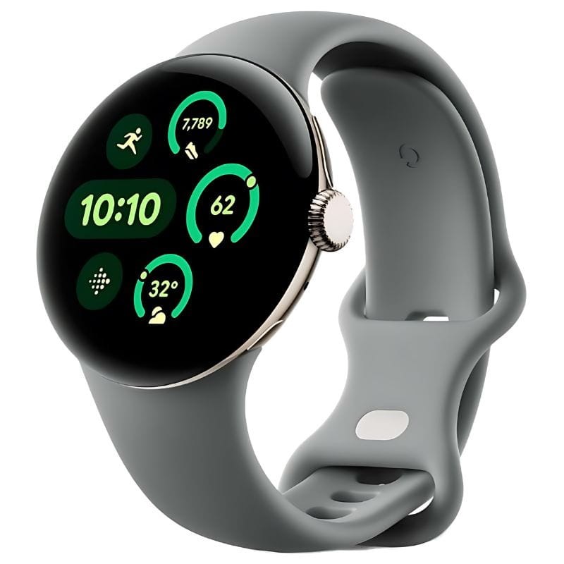 Google Pixel Watch 3 41mm Wi-Fi Dourado com Bracelete Verde Líquen - Item