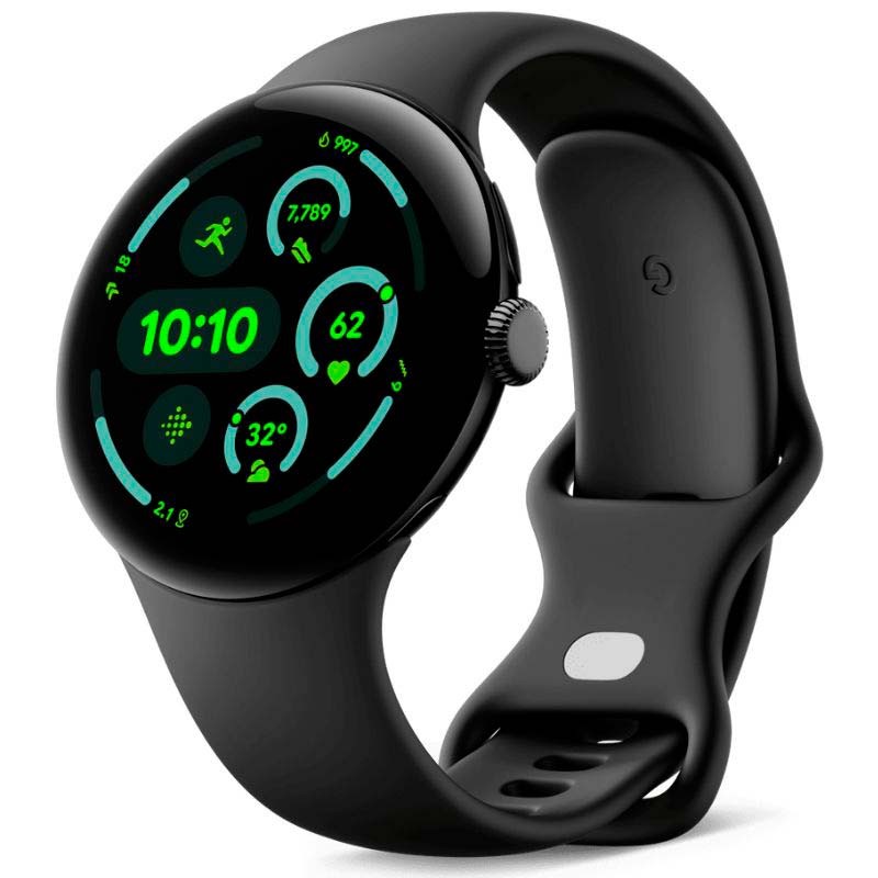 Google Pixel Watch 3 45mm Wi-Fi Negro con Correa Obsidiana - Ítem