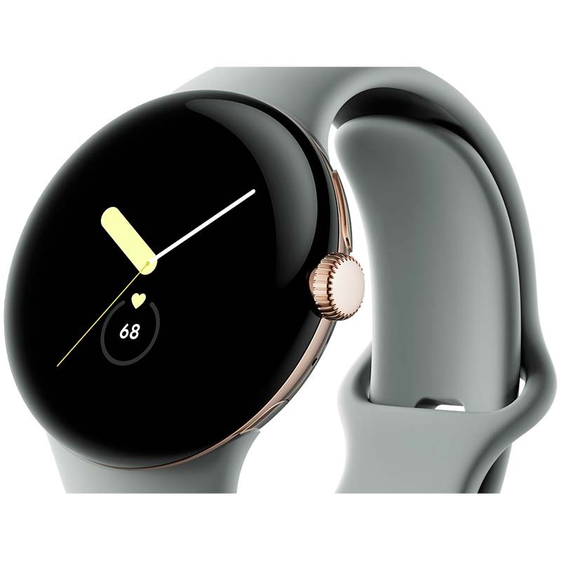 Google Pixel Watch Wi-Fi Dourado com Bracelete Avelã - Item2