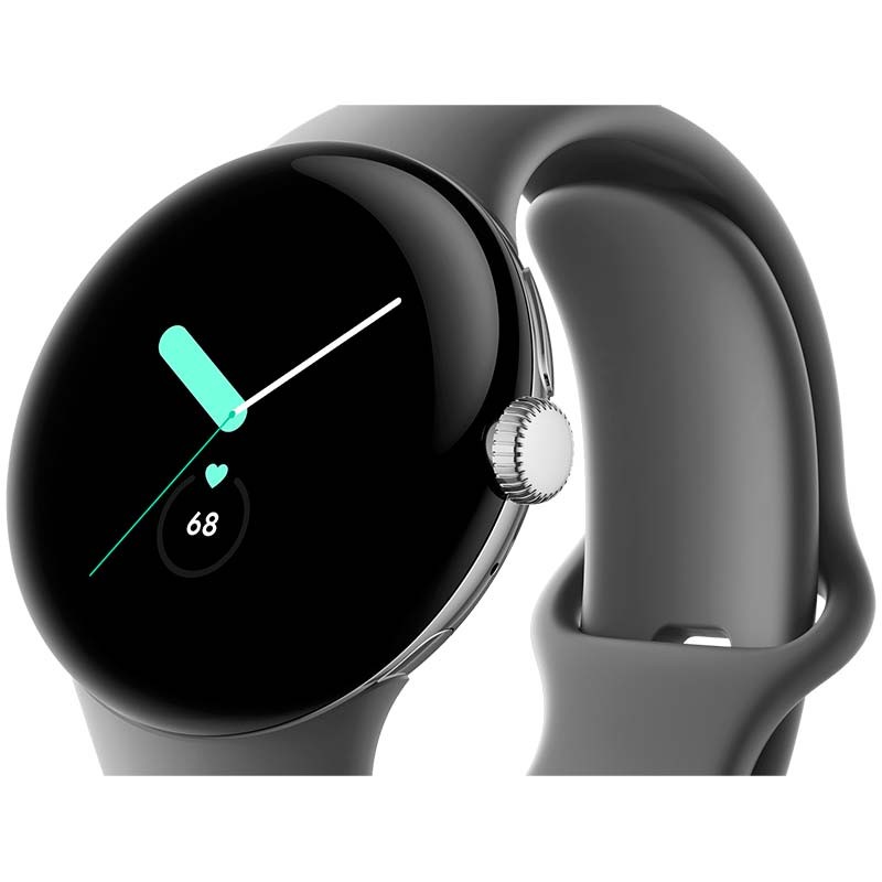 Google Pixel Watch Wi-Fi Prateado com Bracelete Carvão - Item2